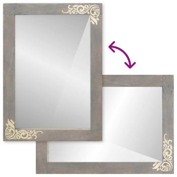 Badezimmermöbel Set Wandmontiert 2 pcs Grau 62 x 33 x 58 cm