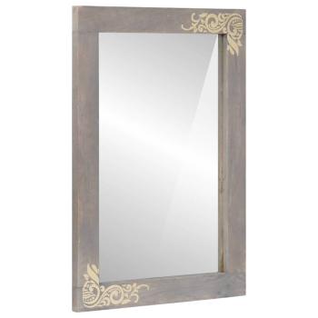 Badezimmermöbel Set Wandmontiert 2 pcs Grau 62 x 33 x 58 cm