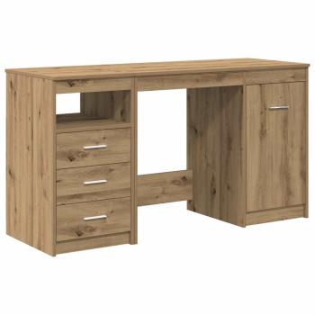Schreibtisch mit Schrank Artisan Oak Engineered Wood