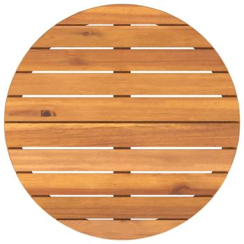 3-teiliges Garten-Ess-Set aus Massivholz Akazie