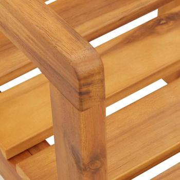 5-teiliges Garten-Ess-Set aus Massivholz Akazie