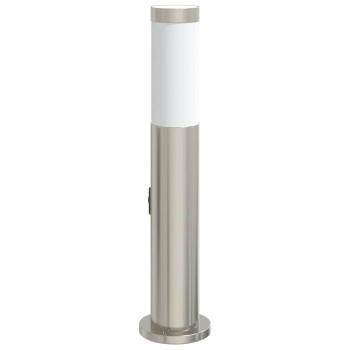 Pollerleuchte mit Auslass 50 cm Edelstahl IP44