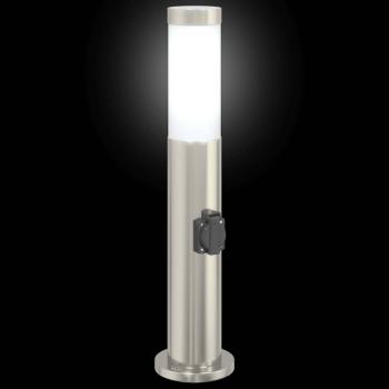 Pollerleuchte mit Auslass 50 cm Edelstahl IP44