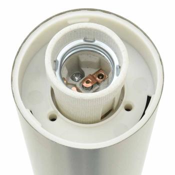 Pollerleuchte mit Sensor und Steckdose 110 cm Edelstahl IP44