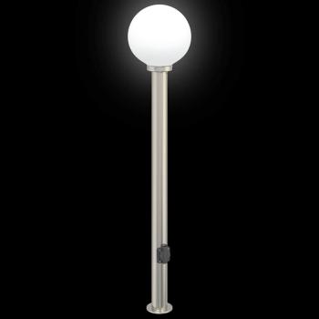 Pollerleuchte mit Auslass 120 cm Edelstahl IP44