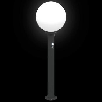 ARDEBO.de - Pollerleuchte mit Sensor 80 cm Schwarz IP44