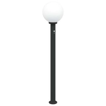 Pollerleuchte mit Sensor 120 cm Schwarz IP44