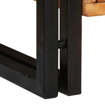 Schuhschrank mit Regal Braun 90 x 38 x 45 cm Akazie Massivholz