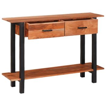 Konsolentisch Braun 110 x 30 x 75 cm Akazie Massivholz