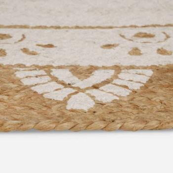 Teppich Braun 122 x 183 cm Jute