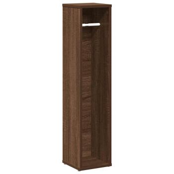 ARDEBO.de - Badezimmerschrank mit Rollenhalter Braune Eiche 20,5x20x90 cm