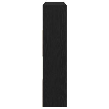 Bücherschrank/Raumteiler Eiche schwarz 105x24x102 cm