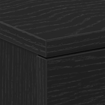 Nachttisch aus schwarzer Eiche, 38 x 35 x 55 cm, Holzwerkstoff