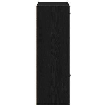 Bücherregal/Raumteiler Schwarze Eiche 60,5x30x90cm Holzwerkstoff