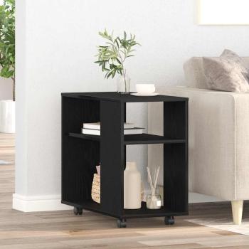 ARDEBO.de - Beistelltisch Schwarze Eiche 70x35x60 cm Holzwerkstoff