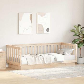 Tagesbett ohne Matratze 90x200 cm Massivholz Kiefer