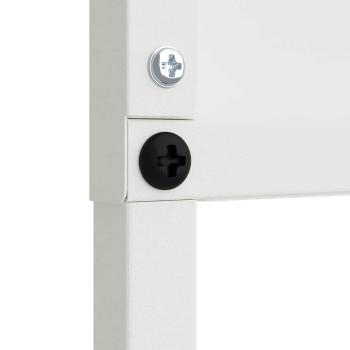 Garten Sichtschutz-Leinwand Weiß 32 x 140 cm