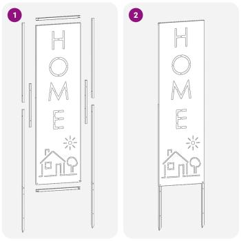 Garten Sichtschutz-Leinwand Schwarz 32 x 140 cm