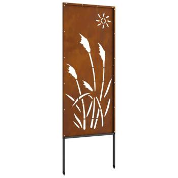 Garten Sichtschutz-Leinwand Rostig 50 x 140 cm