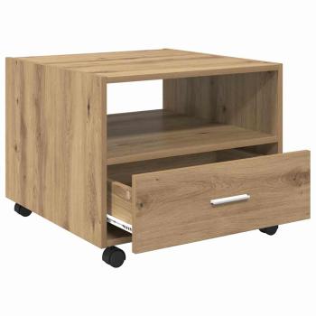 Couchtisch Eiche handwerklich 55 x 55 x 45 cm Holzwerkstoff