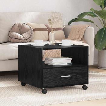 ARDEBO.de - Couchtisch Schwarze Eiche 55 x 55 x 45 cm Holzwerkstoff