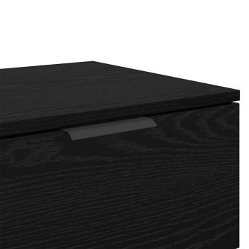 Nachttisch 2 pcs Schwarze Eiche 45 x 39 x 50 cm Holzwerkstoff