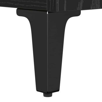 Nachttisch Schwarze Eiche 40 x 40 x 66 cm Holzwerkstoff