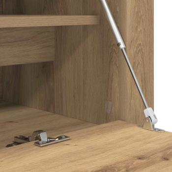 Schuhschrank Eiche handwerklich 100 x 35 x 38 cm Holzwerkstoff