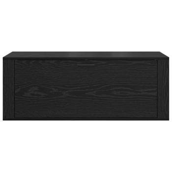 Schuhschrank Schwarze Eiche 100 x 35 x 38 cm Holzwerkstoff