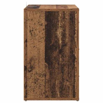 Nachttisch mit Schubladen Altholz 50 x 36 x 60 cm Holzwerkstoff