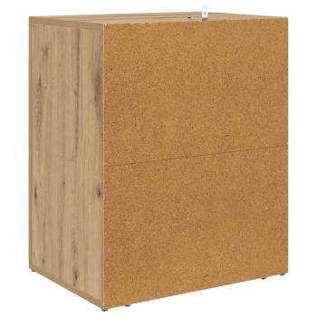 Nachttisch Eiche handwerklich 50 x 36 x 60 cm Holzwerkstoff