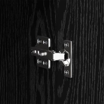 Nachttisch Schwarze Eiche 50 x 36 x 60 cm Holzwerkstoff