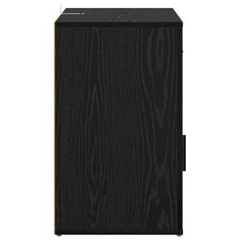 Nachttisch Schwarze Eiche 50 x 36 x 60 cm Holzwerkstoff