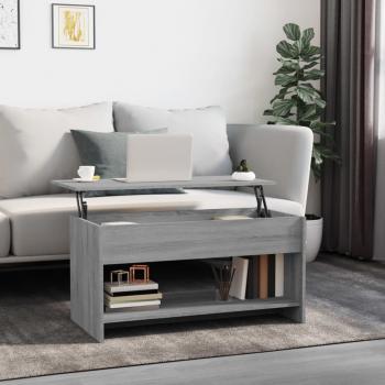 ARDEBO.de - Couchtisch Grau Sonoma 102x50x52,5 cm Holzwerkstoff