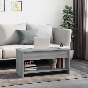 Couchtisch Grau Sonoma 102x50x52,5 cm Holzwerkstoff