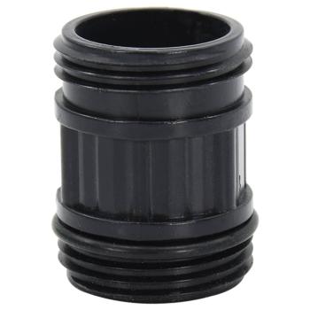 Saugschlauch mit PVC-Anschlüssen Schwarz 1" 7 m PVC