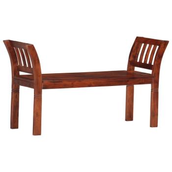 Sitzbank 111 cm Massivholz Akazie