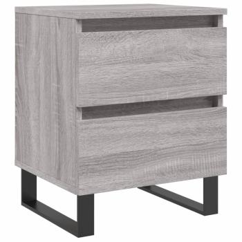 Nachttisch Grau Sonoma 40x35x50 cm Holzwerkstoff