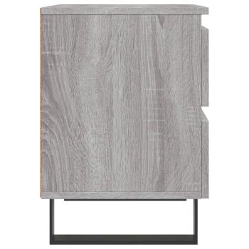 Nachttisch Grau Sonoma 40x35x50 cm Holzwerkstoff