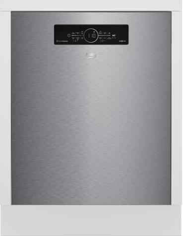 ARDEBO.de Beko BDUN3844M0X Vollintegrierter Geschirrspüler, 60 cm breit, 14 Maßgedecke, 6 Programme, Edelstahl Fingerprint Free