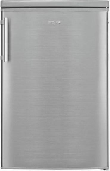 ARDEBO.de Exquisit KS16-4-HE-040C Standkühlschrank mit Gefrierfach, 55 cm breit, 109 L, inoxlook