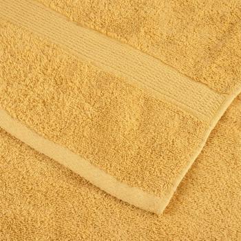 Premium-Gästetücher SOLUND 2 Stk. Gold 30x50 cm 600 g/m²