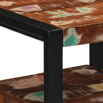 Badezimmermöbel Set mit Tür 2 pcs Braun recyceltes Massivholz