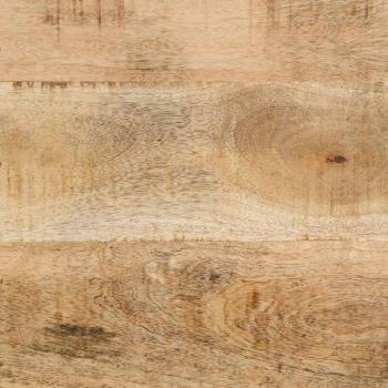 Badezimmermöbel Set mit Tür 2 pcs Braun Massives Mango-Holz