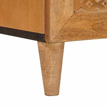Sideboard 3 pcs Braun 60 x 33 x 75 cm massives Mangoholz