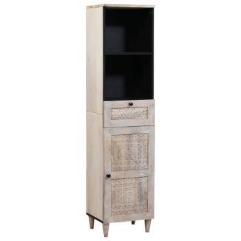 Badezimmermöbel Set mit Schubladen 4 pcs Weiß 38 x 33 x 160 cm