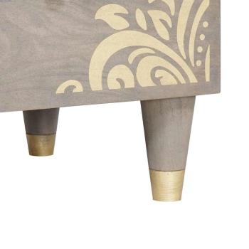 Badezimmermöbel Set mit Schubladen 3 pcs Grau 62 x 33 x 58 cm