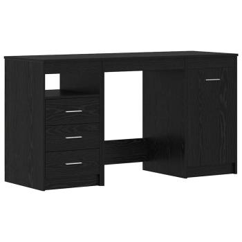 Schreibtisch Schwarze Eiche 140 x 50 x 76 cm Holzwerkstoff