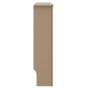 Heizkörperabdeckung 2 pcs Braun 152 x 19 x 81.5 cm
