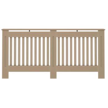 Heizkörperabdeckung 2 pcs Braun 172 x 19 x 81.5 cm